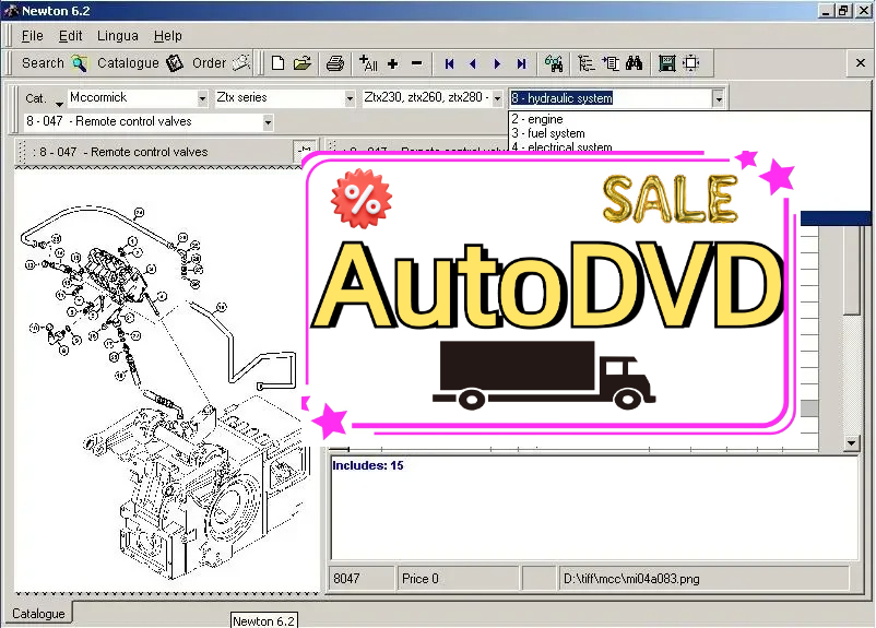 Books - Catalogo ricambi AutoDVD McCormick Newton 6.2,