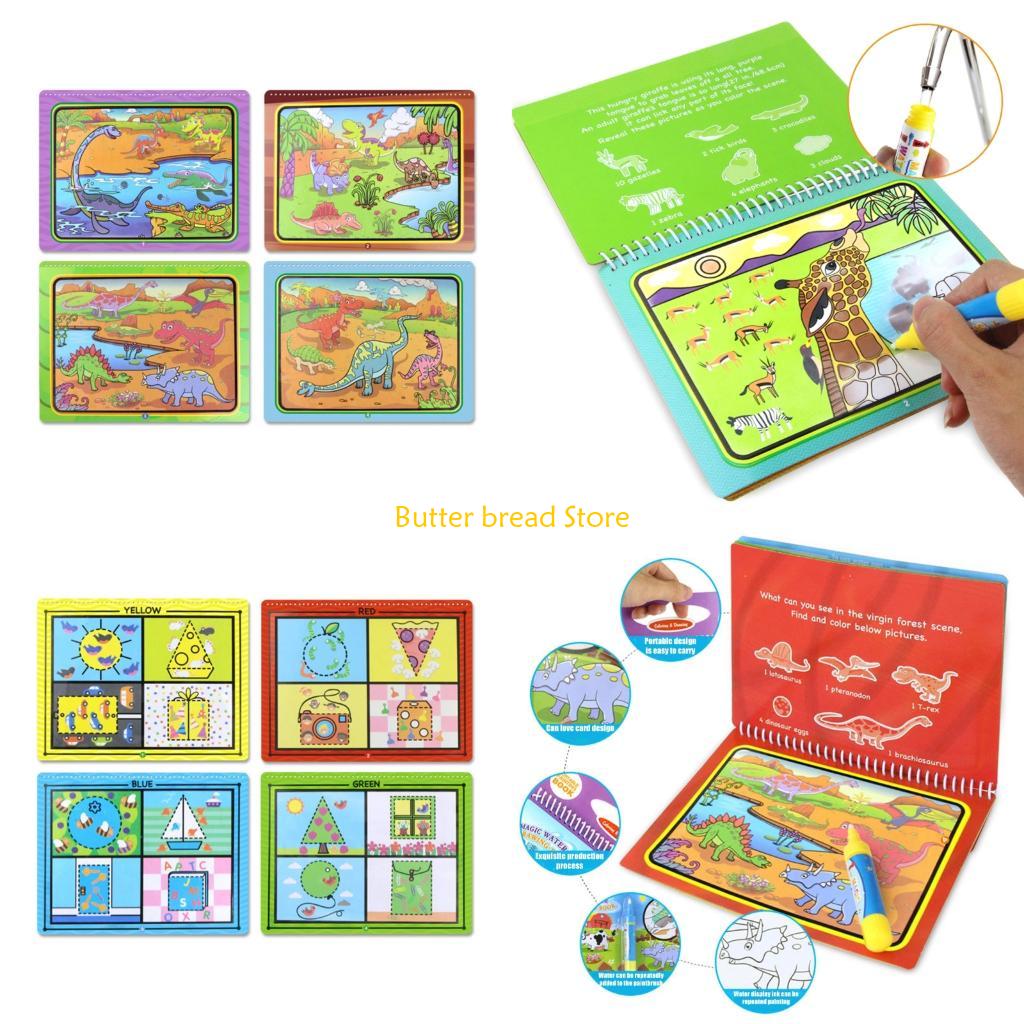 Reusable Water Magic Coloring Book - W89C Libro da disegno riutilizzabile acqua