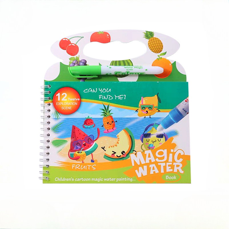 Reusable Water Magic Coloring Book - Libro di pittura ad acqua magica