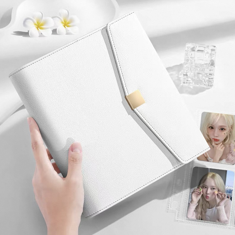 Kpop Photo Card Binder 3 Inch - Raccoglitore A5 in platino di lusso