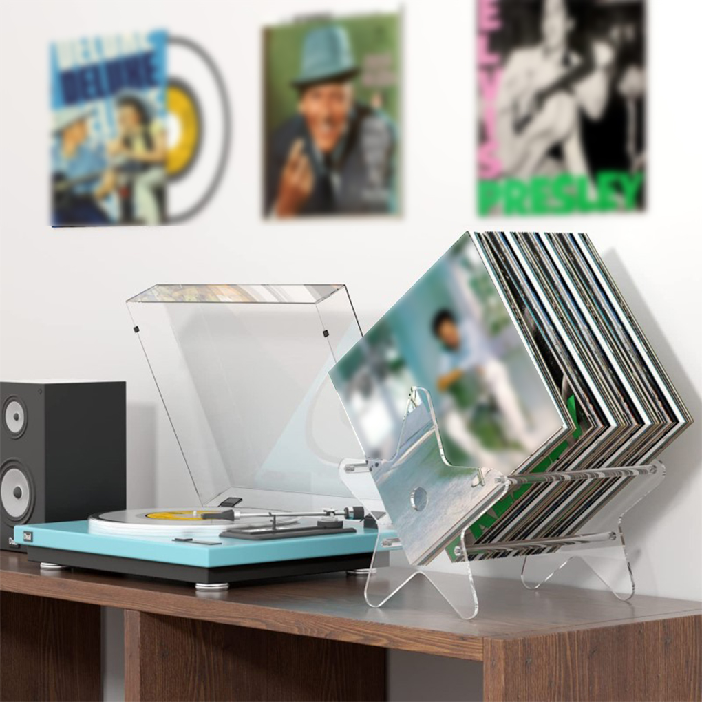 Clear Acrylic Book Stand Holder - 2025 Nuovo durevole espositore per dischi