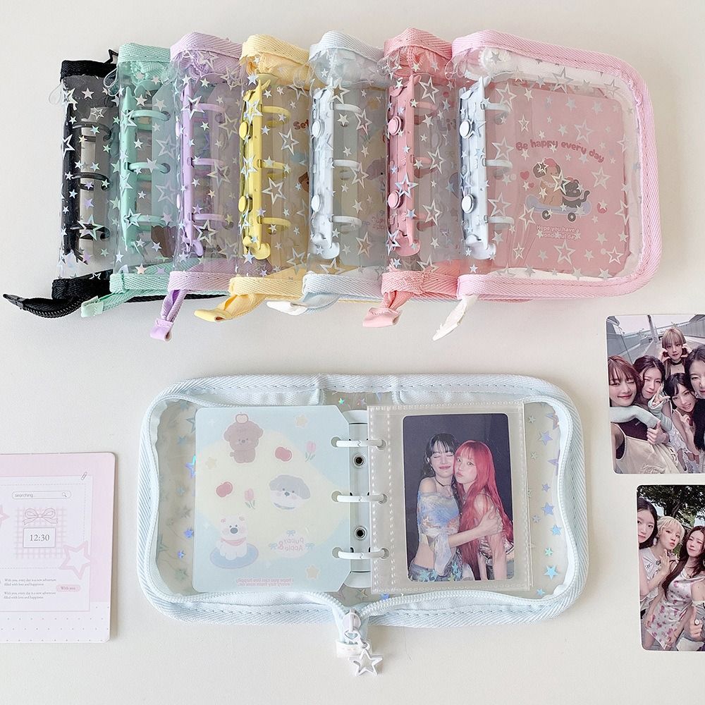 Kpop Photo Card Binder 3 Inch - 1 pz Raccoglitore Portatile in PVC