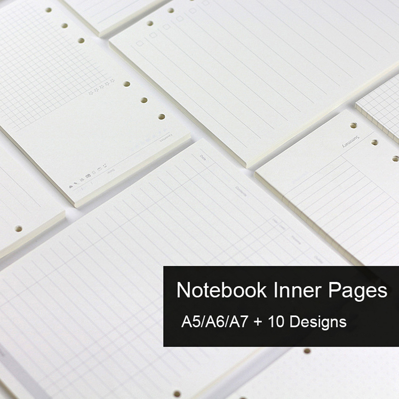 A5 Spiral Dotted Grid Notebook - 45 fogli A5 A6A7 Ricarica per