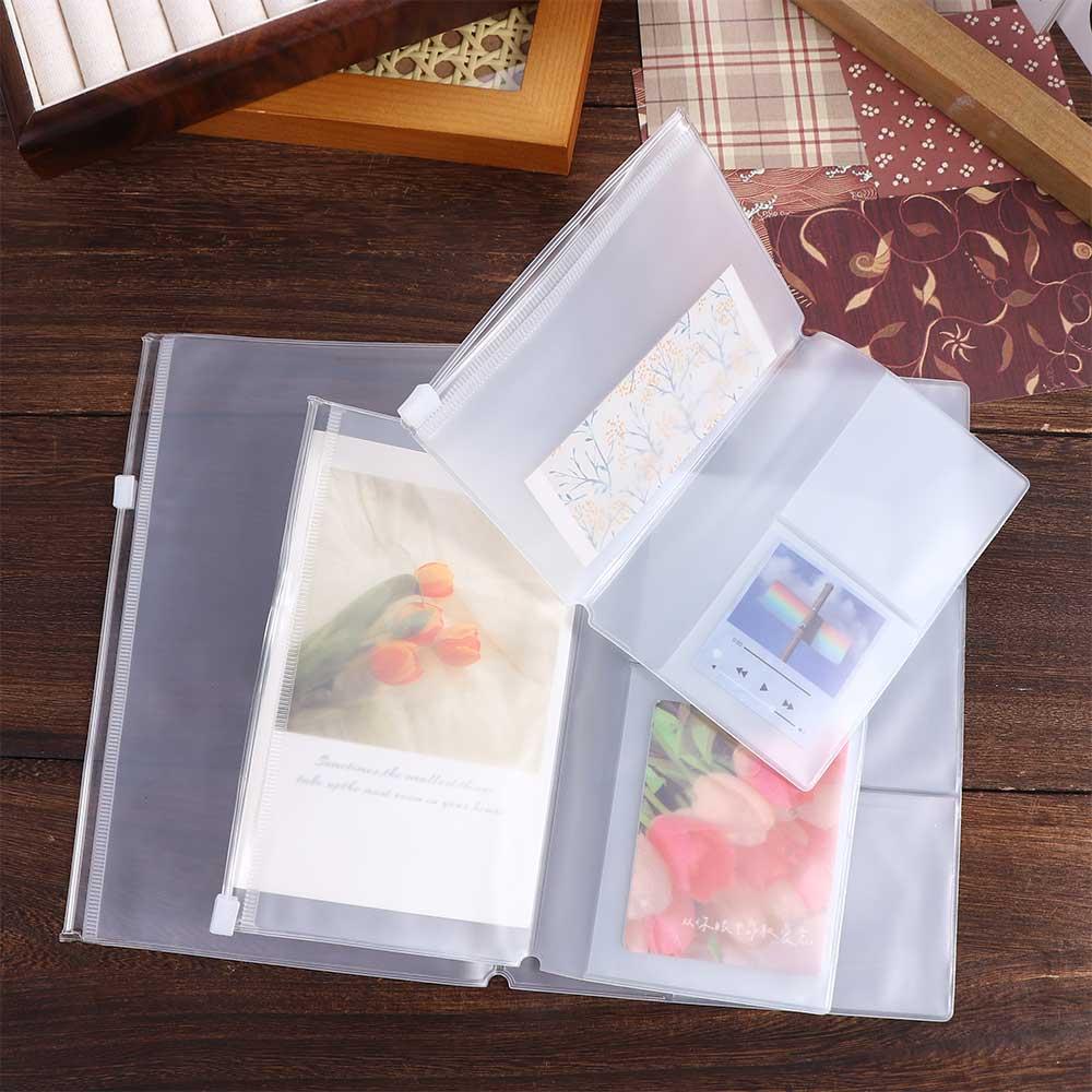 Vintage Leather Journal Notebook - Borsa con cerniera in PVC per