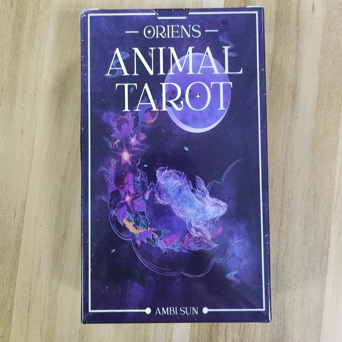 Tarot Deck With Guidebook - 12x7 Cm Oriens tarocchi animali 78