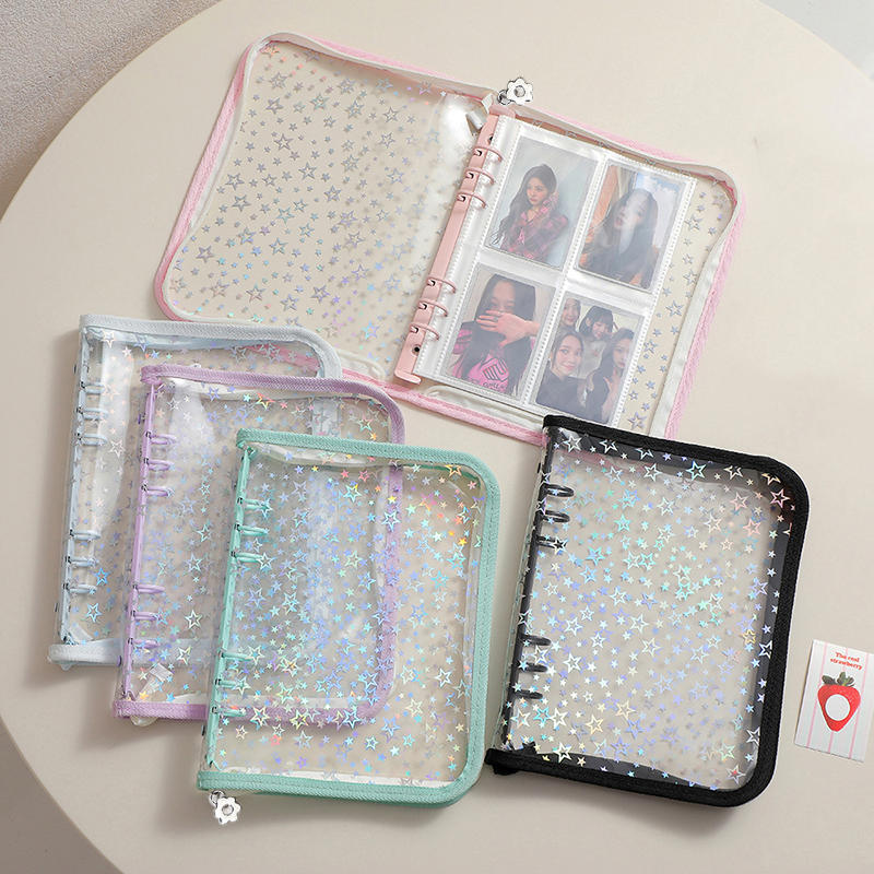 Stationery Books - Raccoglitore A5/A6/A7 con cerniera a stella