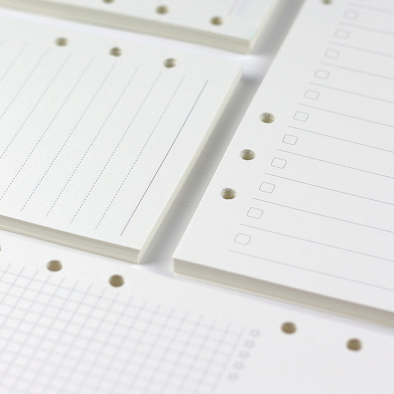 A5 Spiral Dotted Grid Notebook - A5 A6A7 45 fogli di ricarica