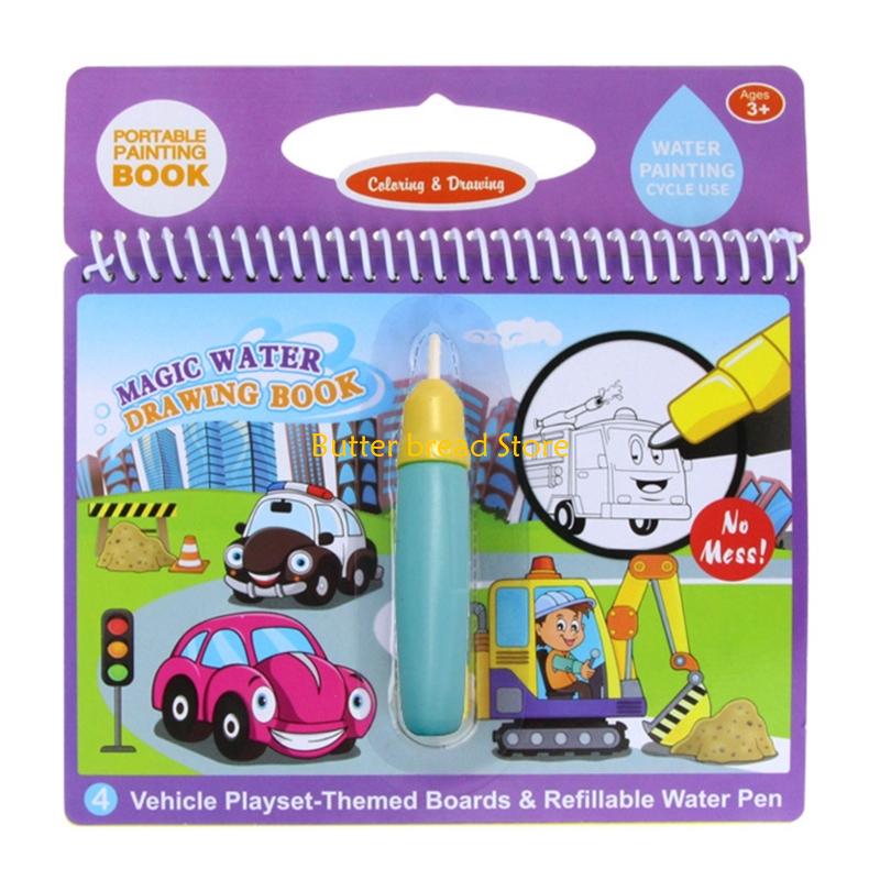 W89C Libro da disegno riutiliz - Reusable Water Magic Coloring Book recensione e prezzo