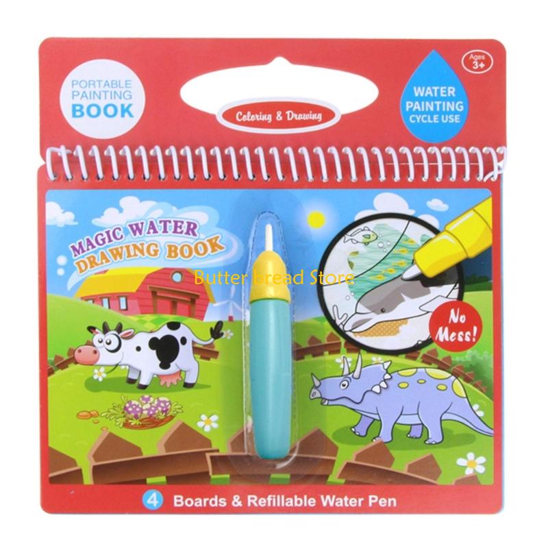 W89C Libro da disegno riutiliz - Reusable Water Magic Coloring Book recensione e prezzo