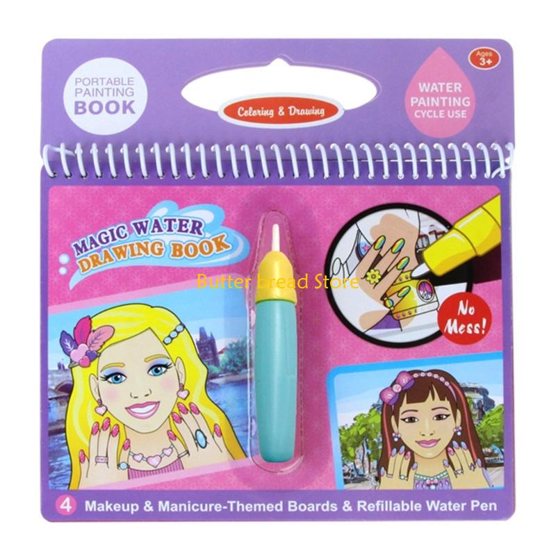 W89C Libro da disegno riutiliz - Reusable Water Magic Coloring Book recensione e prezzo
