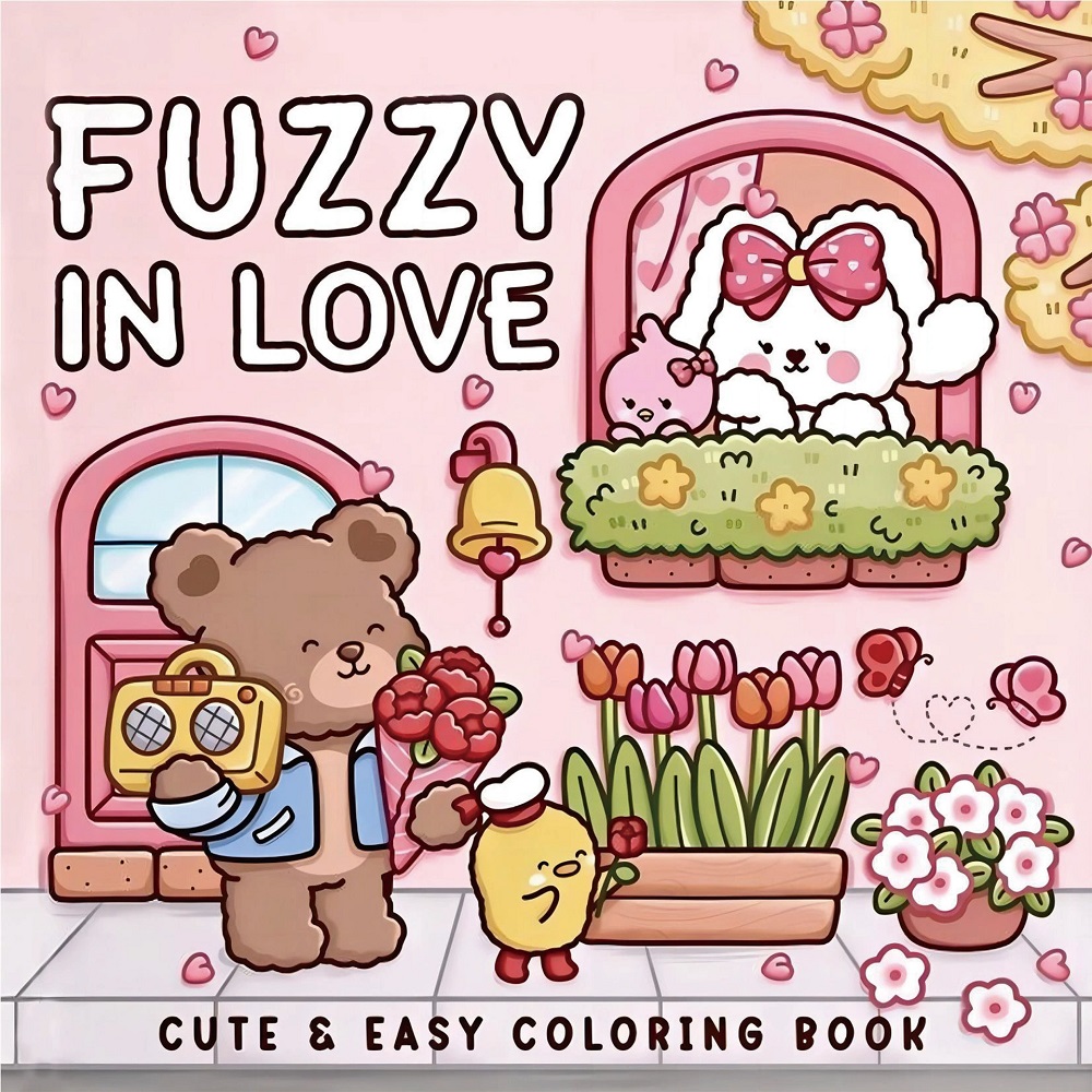 FUZZY IN LOVE Libro da colorar - Adult Coloring Book Stress Relief recensione e prezzo