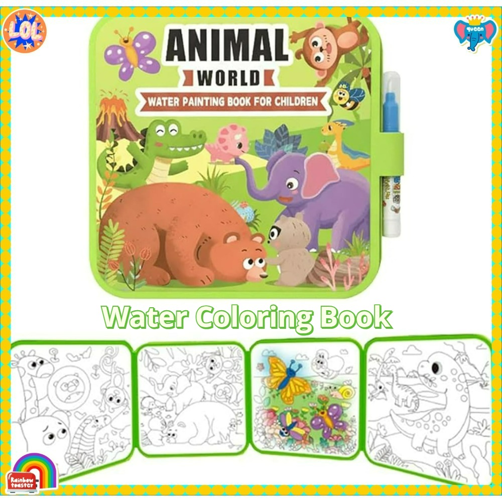 Set di libri da colorare ad ac - Reusable Water Magic Coloring Book recensione e prezzo