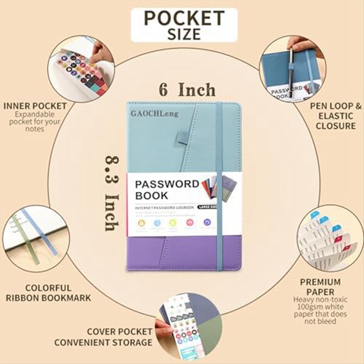 N82R Libro Porta Password con  - Books recensione e prezzo
