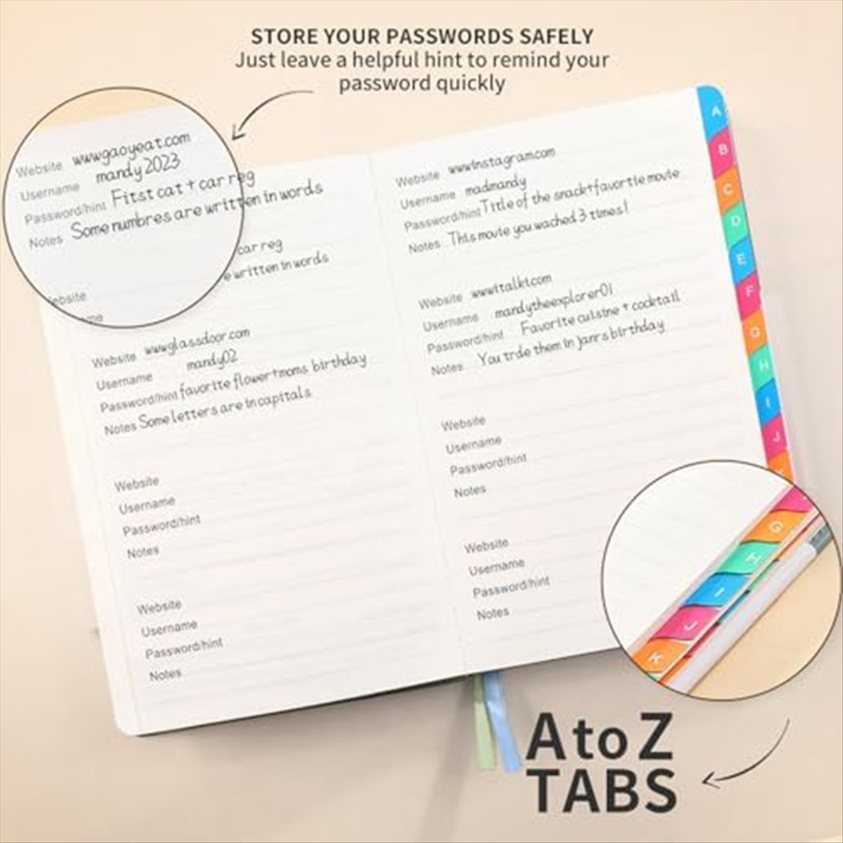 N82R Libro Porta Password con  - Books recensione e prezzo