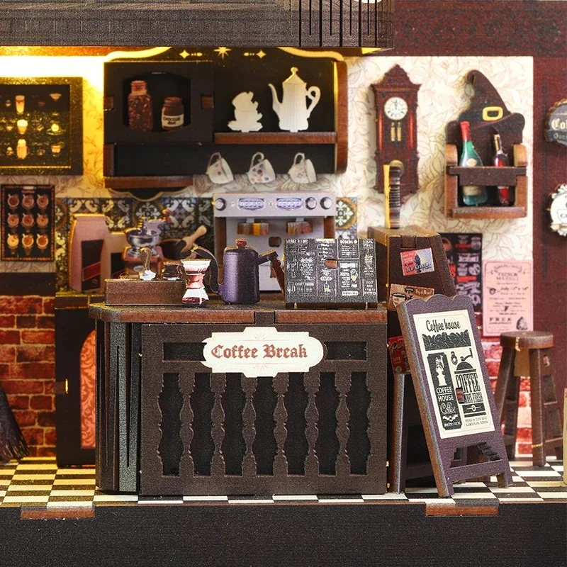 Kit Fai-da-Te per Scaffale con - Diy Wooden Book Nook Kit Shelf Insert recensione e prezzo