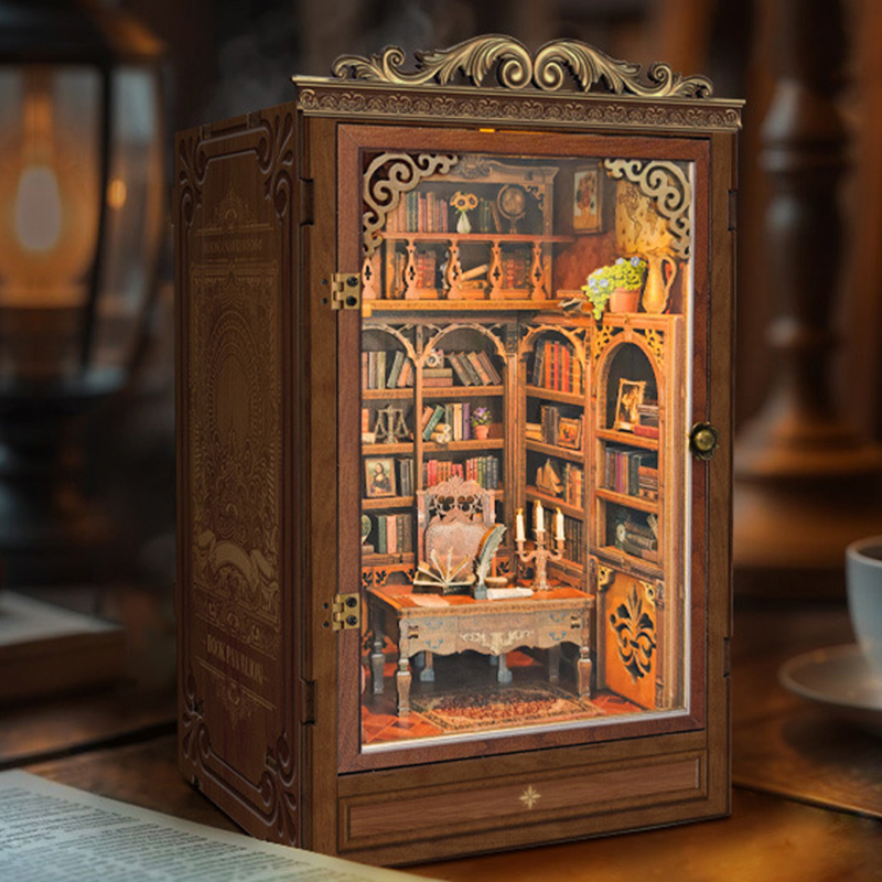 Scaffale per angolo di libri f - Diy Wooden Book Nook Kit Shelf Insert recensione e prezzo