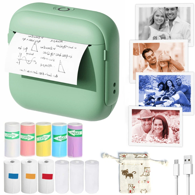 Mini stampante termica Bluetoo - Mini Pocket Thermal Printer Paper Roll recensione e prezzo