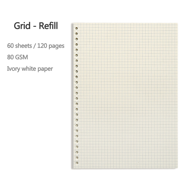 Ricarica per notebook a fogli  - A5 Spiral Dotted Grid Notebook recensione e prezzo