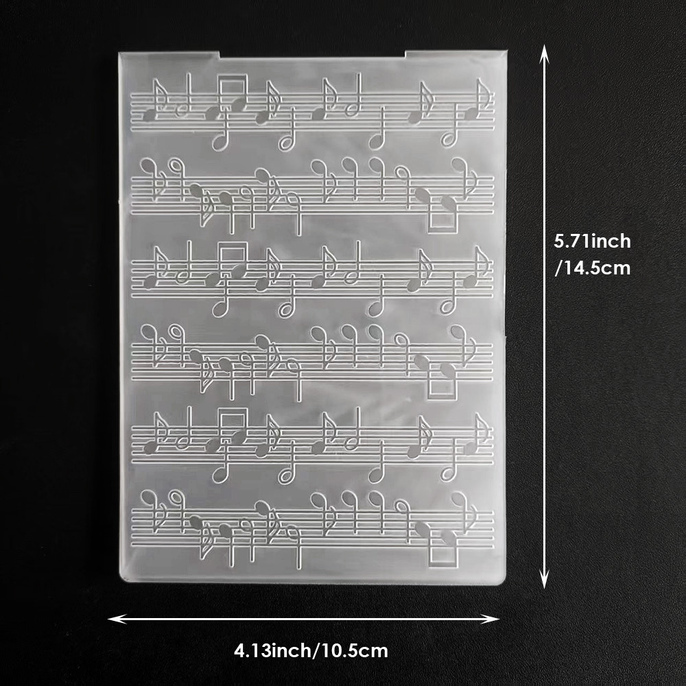 Cartelle per embossing 2D/nota - Blank Sheet Music Notebook recensione e prezzo